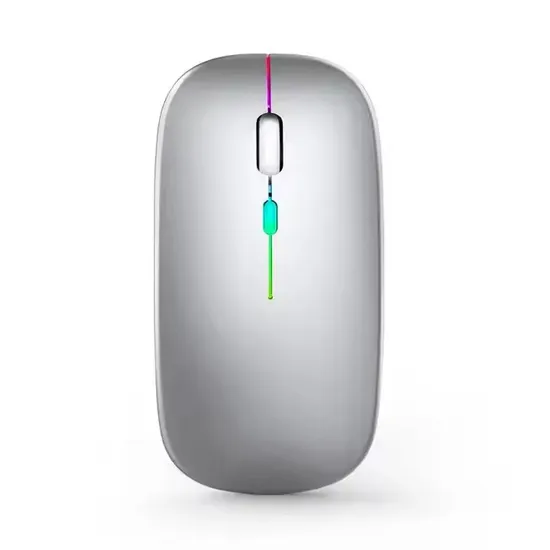 Inphic Slim Silent Click et souris Bluetooth sans fil rechargeable pour PC